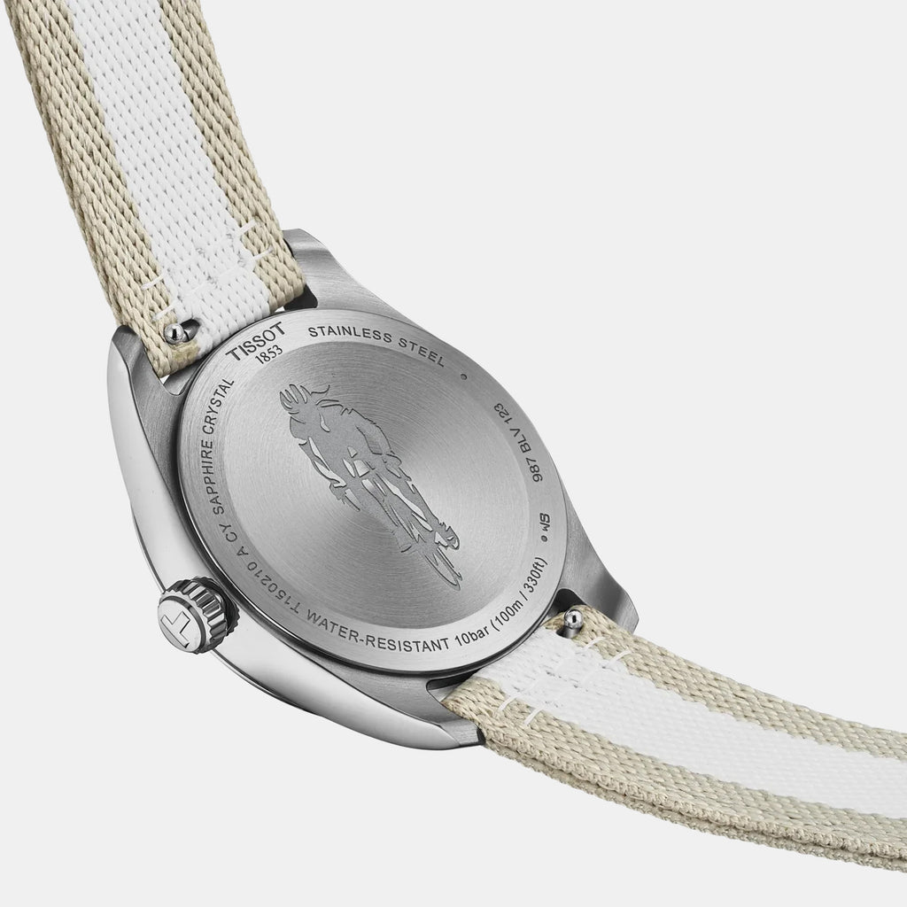 PR 100 Cycling Women Quartz Grey Dial Analog Fabric Watch T1502101703700