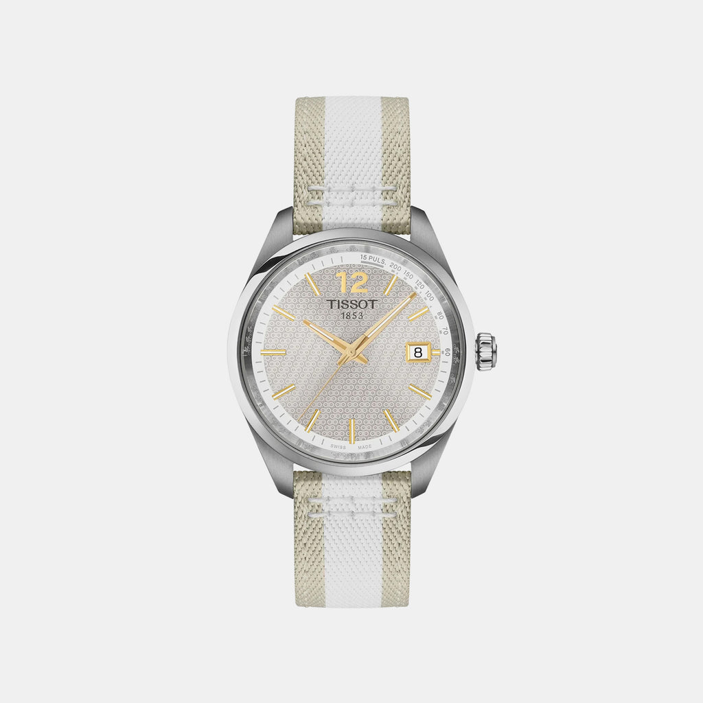 PR 100 Cycling Women Quartz Grey Dial Analog Fabric Watch T1502101703700