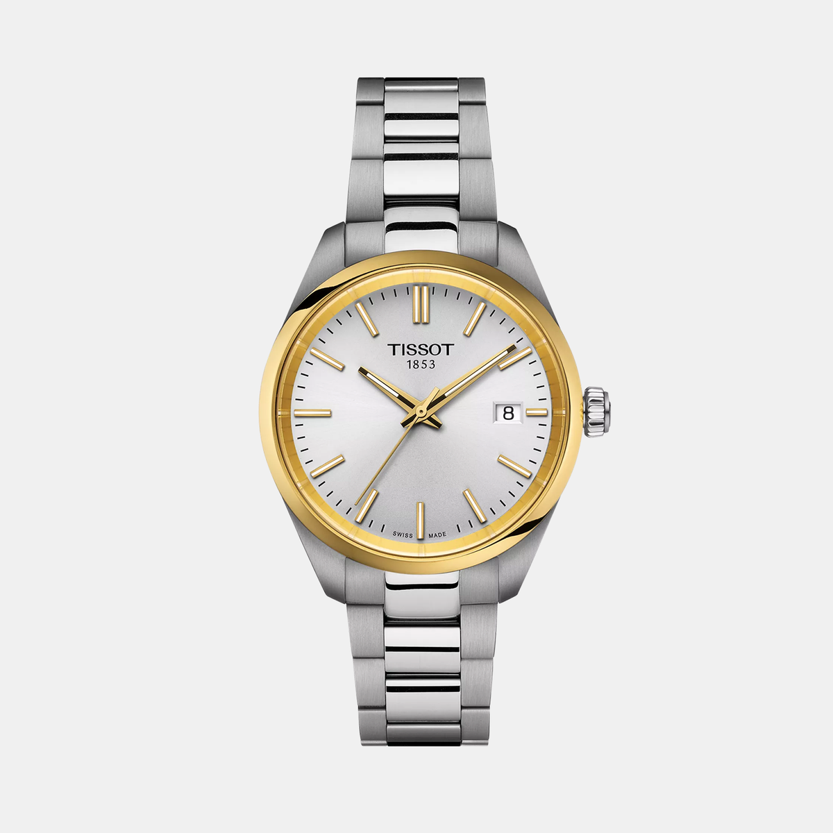 Tissot Round Silver Analog watch