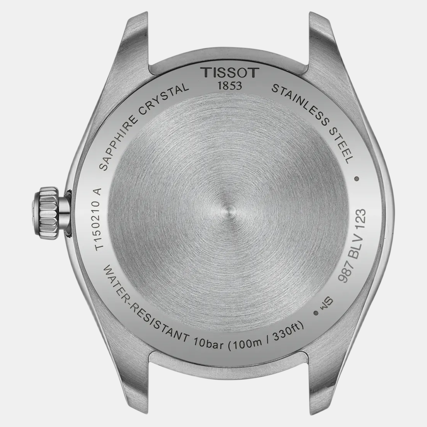 Pr 100 Women Quartz White Mother Of Pearl Dial Analog Stainless Steel Watch T1502102111100