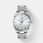 PR 100 Jungfraubahn Men Quartz Silver Dial Analog Stainless Steel Watch T1504101103100