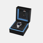 PR 100 Men Quartz Blue Dial Analog Stainless Steel Watch T1504101104102