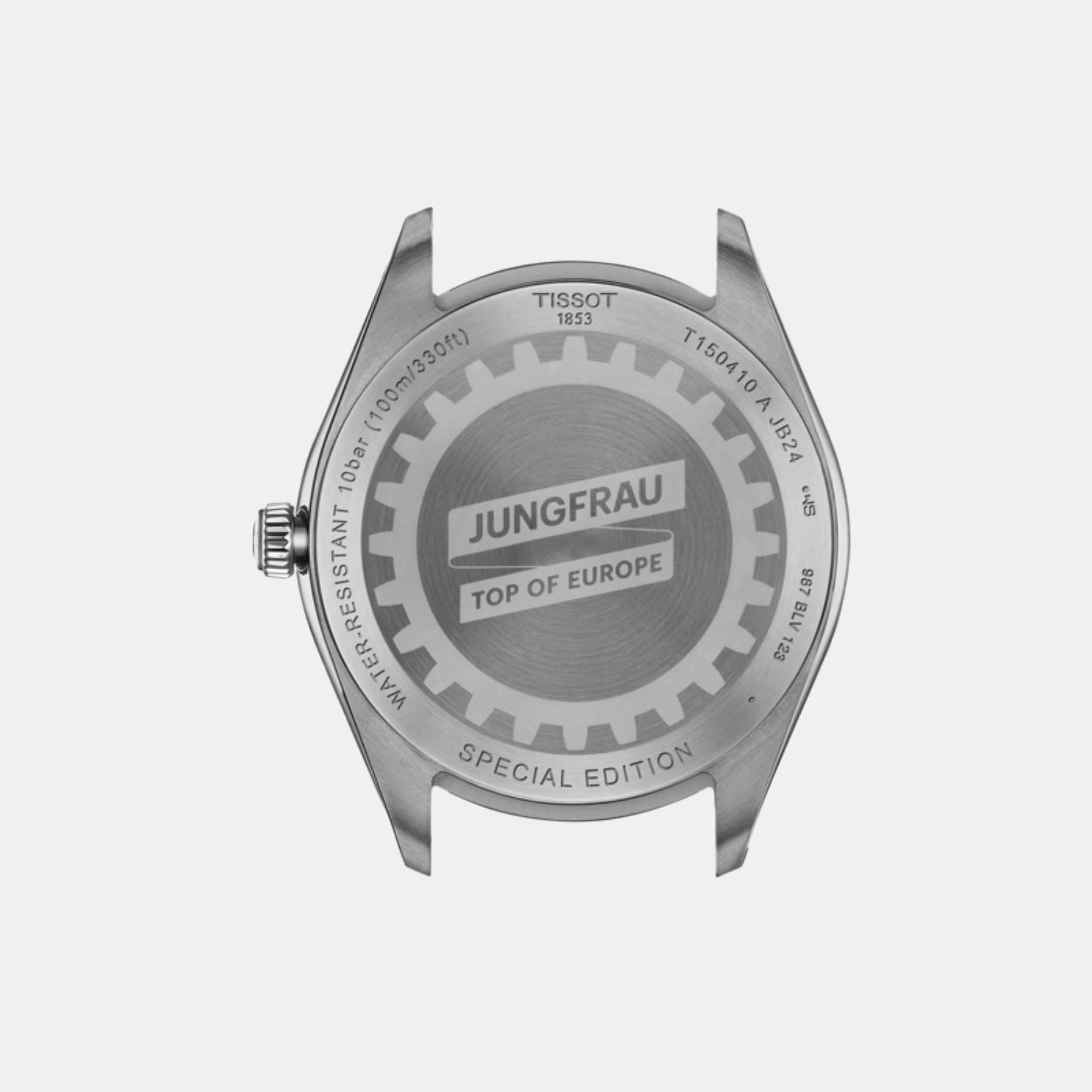 PR 100 Jungfraubahn Men Quartz Blue Dial Analog Stainless Steel Watch T1504101104102