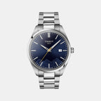 PR 100 Jungfraubahn Men Quartz Blue Dial Analog Stainless Steel Watch T1504101104102