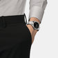 Male Black Analog Stainless Steel Watch T1504101105100