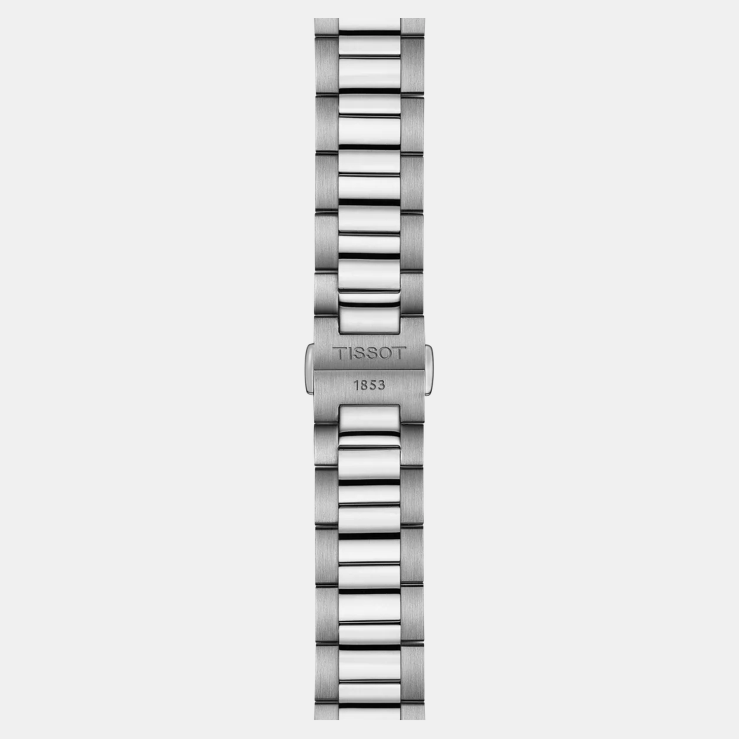 Pr 100 Men Quartz Grey Dial Analog Stainless Steel Watch T1504101108100