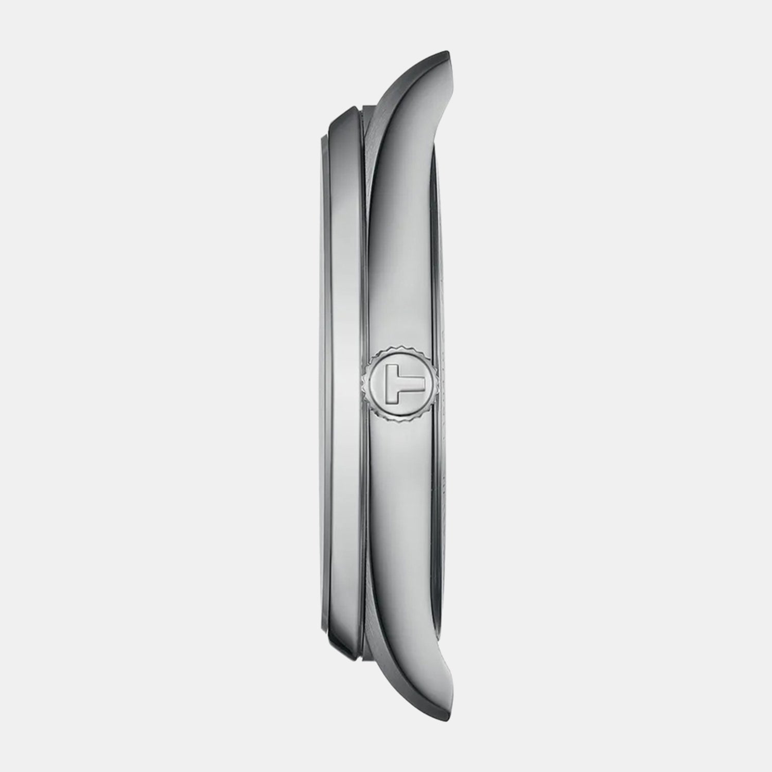 PR 100 Men Quartz Silver Dial Analog Leather Watch T1504101603100