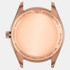 Pr 100 Men Quartz Black Dial Analog Stainless Steel Watch T1504103305100