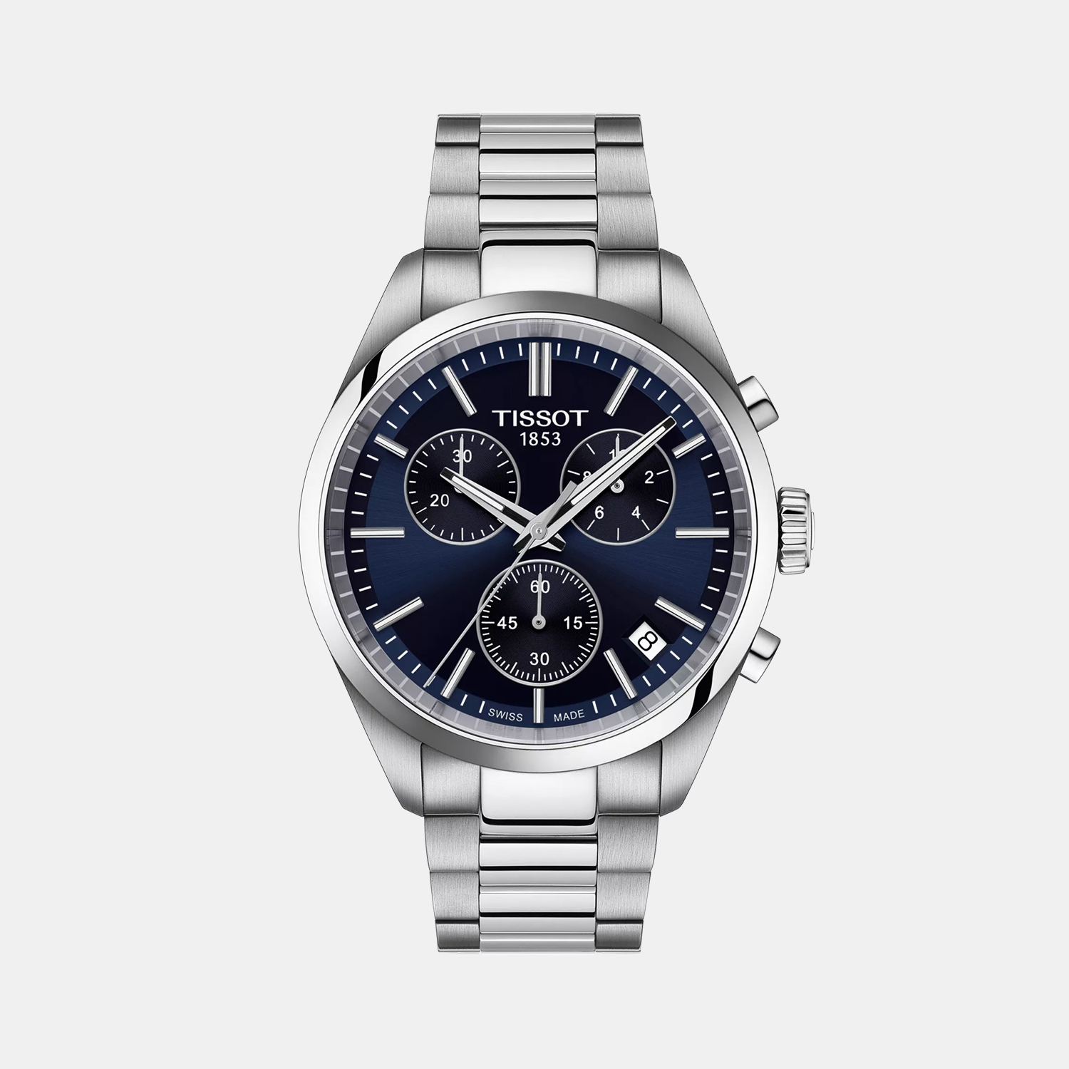 Tissot Round Blue Chronograph watch