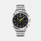 PR 100 Special Collections Men Chronograph Black Dial Quartz Stainless Steel Watch T1504171105100