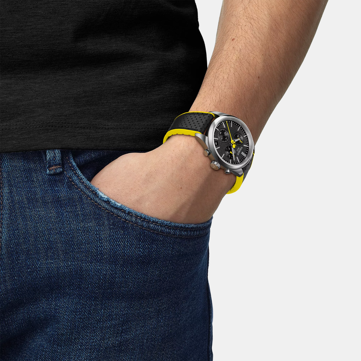 Tissot 40 mm Grey Quartz watch