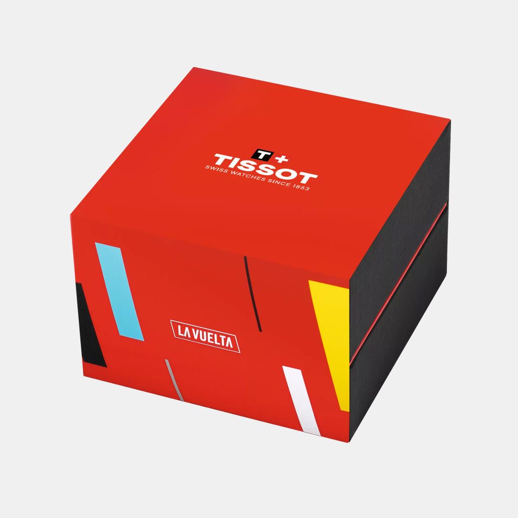 PR 100 Vuelta Men Quartz Black Dial Chronograph Stainless Steel Watch T1504171105101