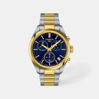 PR 100 Men Quartz Blue Dial Chronograph Stainless Steel Watch T1504172204100