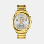 PR 100 Men Quartz Silver Dial Chronograph Stainless Steel Watch T1504173303100