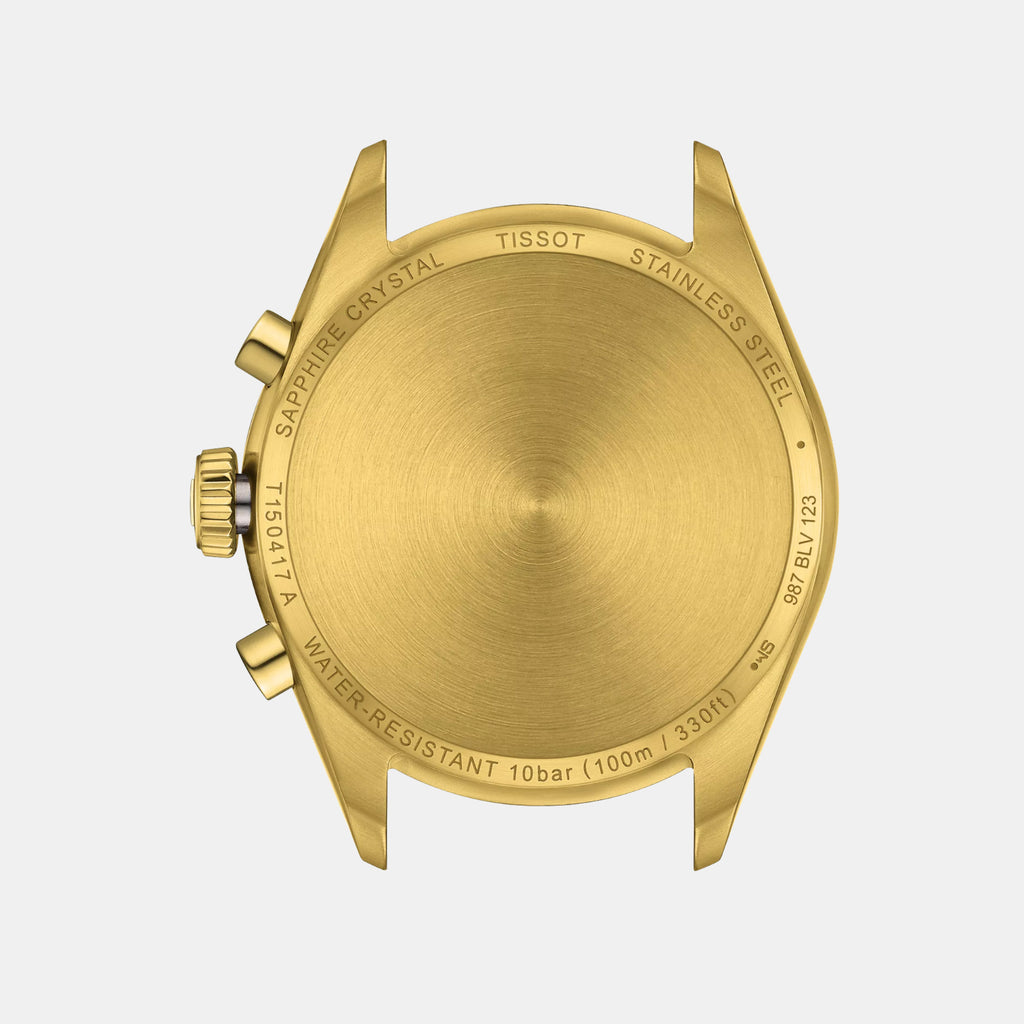 PR 100 Men Quartz Silver Dial Chronograph Stainless Steel Watch T1504173303100