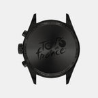 Pr 100 Men Quartz Black Dial Chronograph Fabric Watch T1504173705700