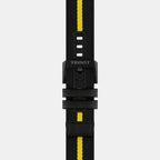 Pr 100 Men Quartz Black Dial Chronograph Fabric Watch T1504173705700
