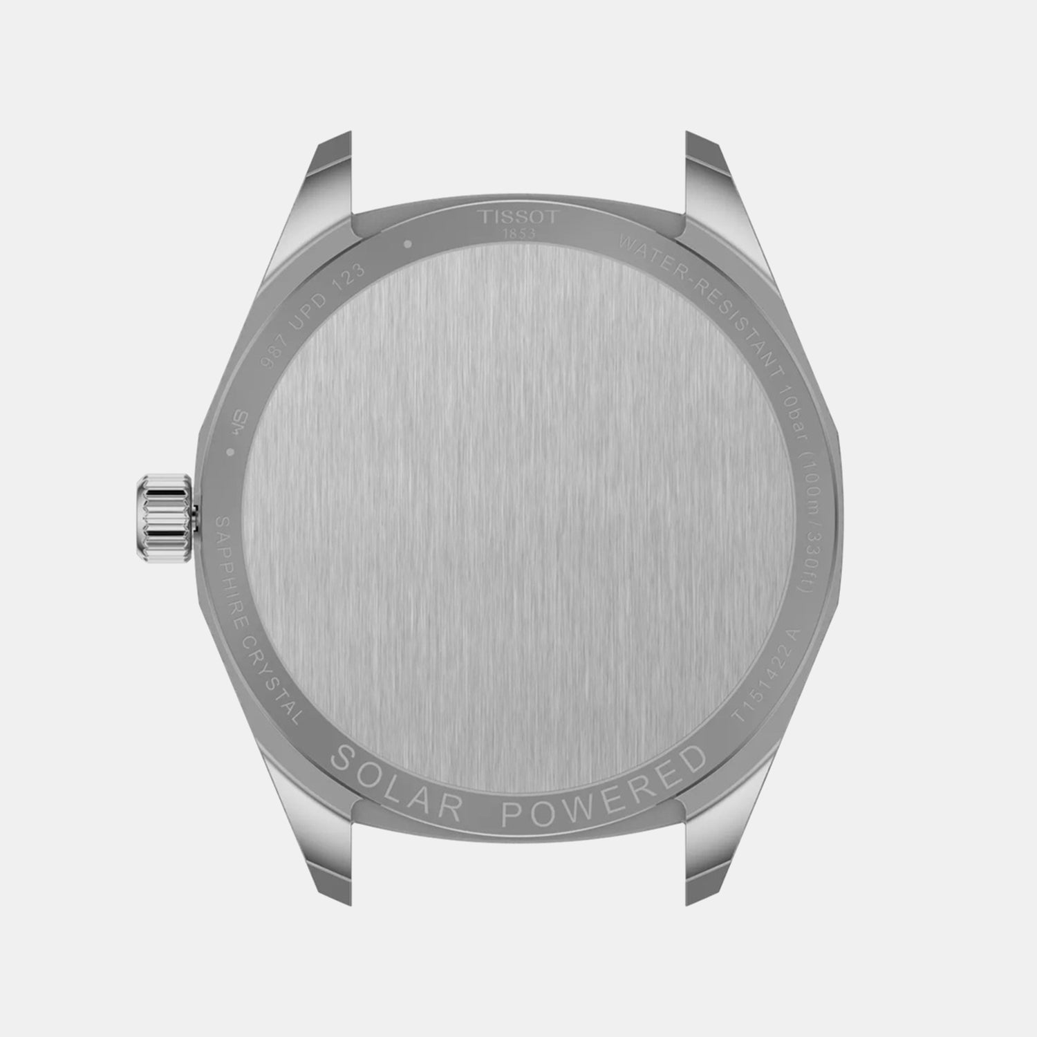 PRC 100 Solar Unisex Silver Dial Analog Stainless Steel Watch T1514221103100