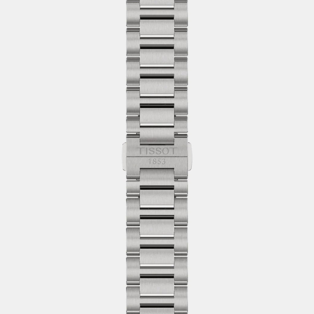 PRC 100 Unisex Solar Silver Dial Analog Stainless Steel Watch T1514221103100