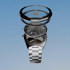 PRC 100 Unisex Solar Silver Dial Analog Stainless Steel Watch T1514221103100