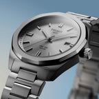PRC 100 Unisex Solar Silver Dial Analog Stainless Steel Watch T1514221103100