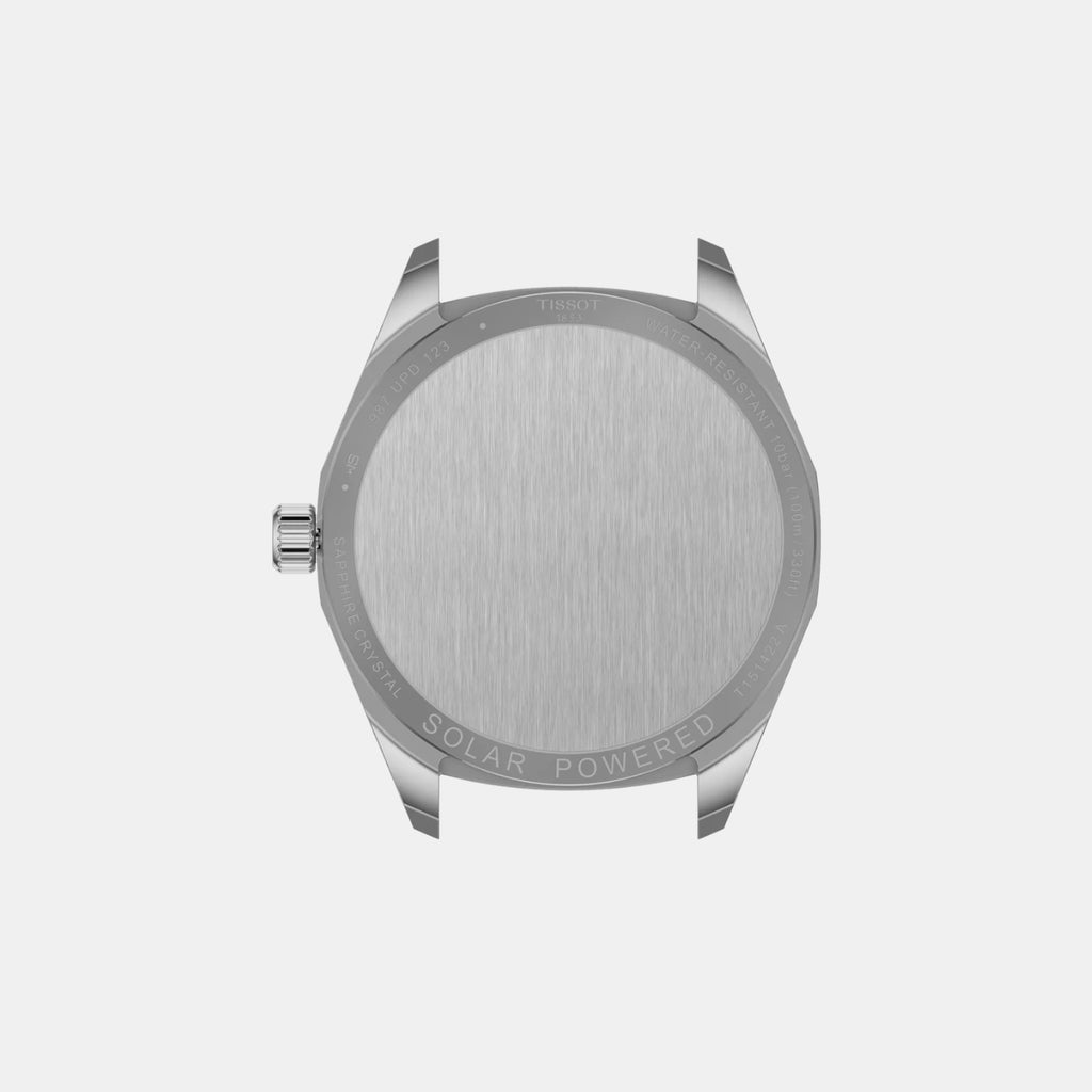 PRC 100 Solar Unisex Silver Dial Analog Stainless Steel Watch T1514221103100