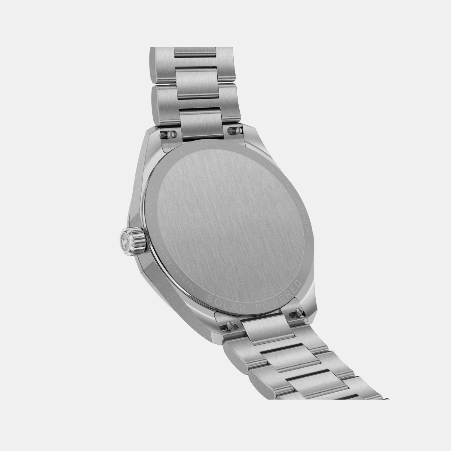 PRC 100 Quartz Solar Unisex Blue Dial Analog Stainless Steel Watch T1514221104100