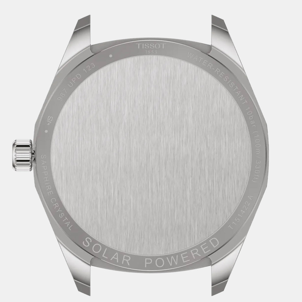 Classic Contemporary Men Quartz Blue Dial Analog Stainless Steel Watch T1514221135100