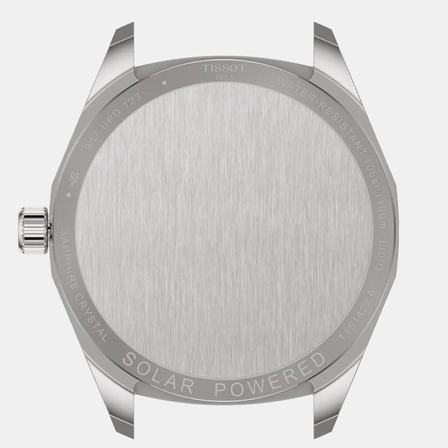 Classic Contemporary Men Quartz Ice Blue Dial Analog Stainless Steel Watch T1514221135100