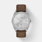 PRC 100 Solar Unisex Silver Dial Analog Leather Watch T1514221603100