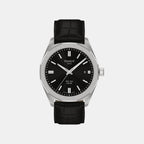 PRC 100 Men Quartz Black Dial Analog Leather Watch T1514221605100