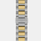 Classic Contemporary Women Quartz Silver Dial Analog Stainless Steel Watch T1514222203100