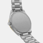 Classic Contemporary Women Quartz Silver Dial Analog Stainless Steel Watch T1514222203100