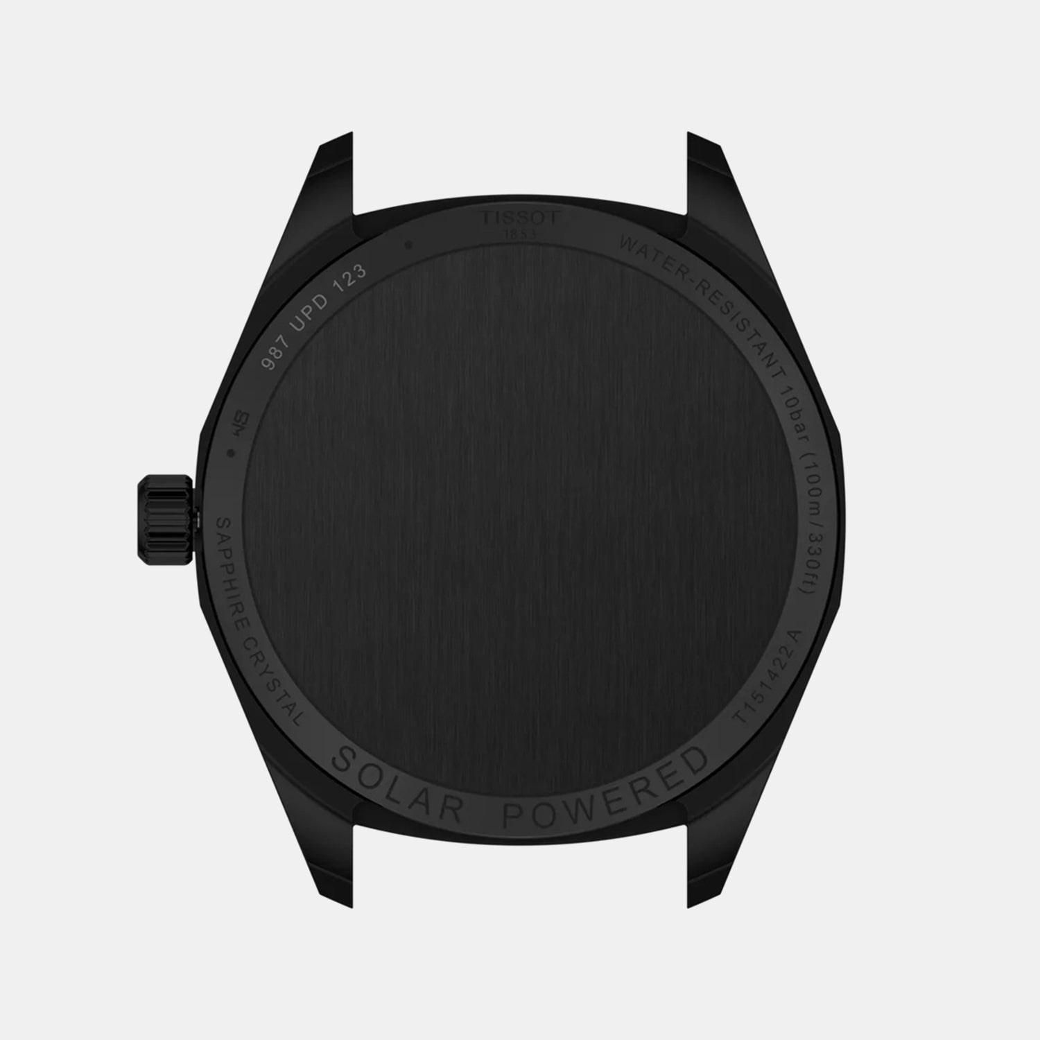 PRC 100 Unisex Solar Black Dial Analog Stainless Steel Watch T1514223305100