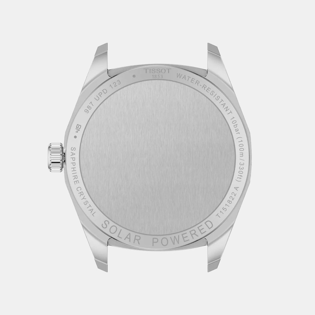 PRC 100 Solar Women Silver Dial Analog Steel Watch T1518221103100