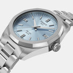 PRC 100 Solar Women Blue Dial Analog Stainless Steel Watch T1518221135100