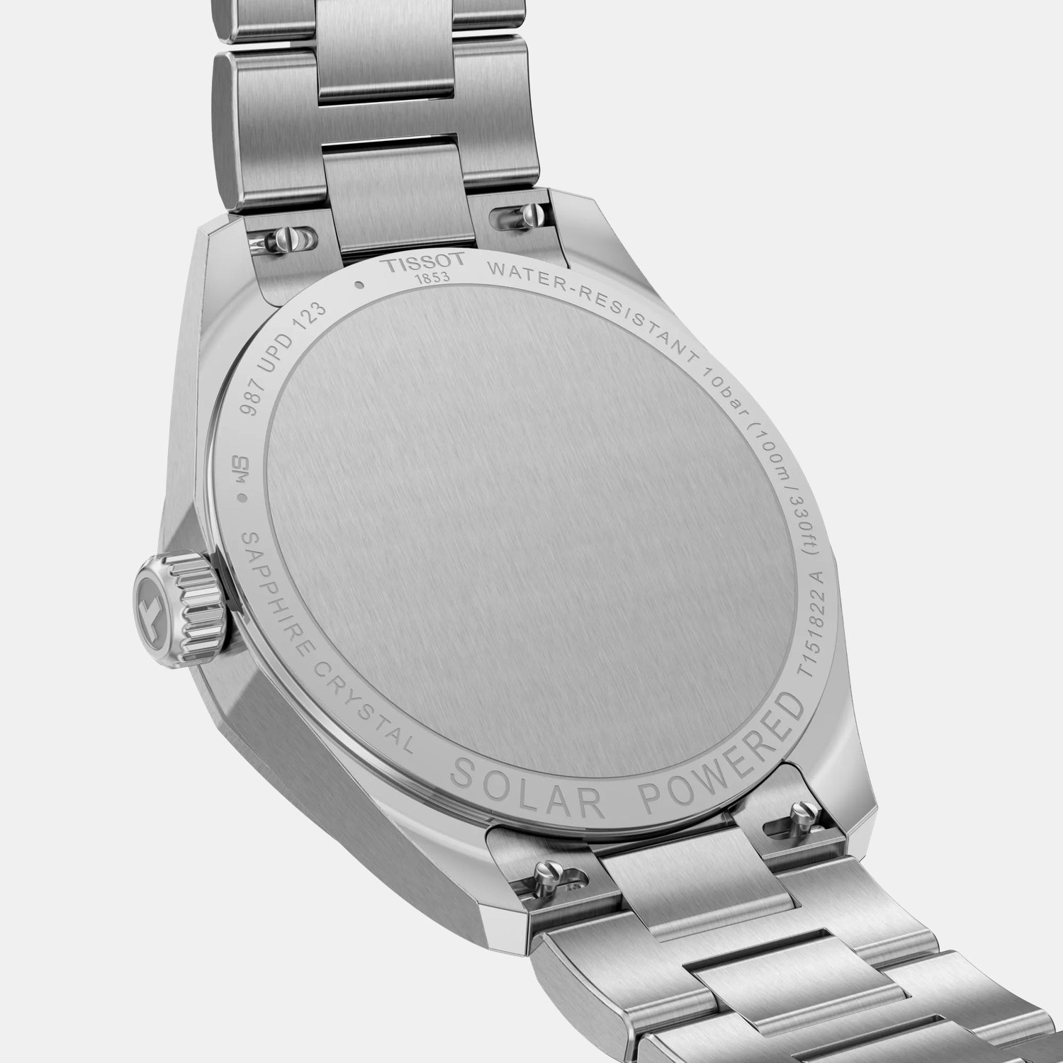 PRC 100 Solar Women Blue Dial Analog Stainless Steel Watch T1518221135100