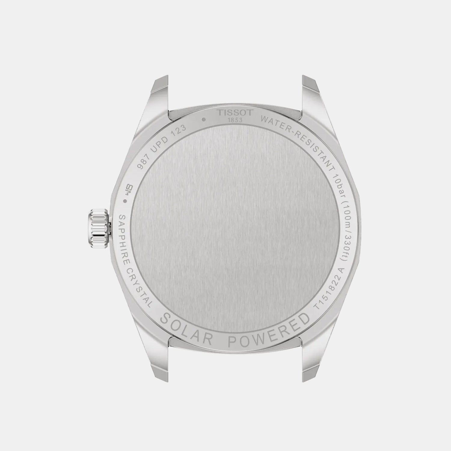 Classic Contemporary Men Quartz Silver Dial Analog Stainless Steel Watch T1518222203100