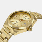PRC 100 Women Solar Champagne Dial Analog Stainless Steel Watch T1518223302100