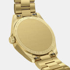PRC 100 Women Solar Champagne Dial Analog Stainless Steel Watch T1518223302100