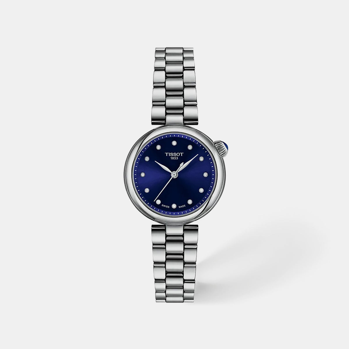 Desir Women Quartz Blue Dial Analog Stainless Steel Watch T1520101104600