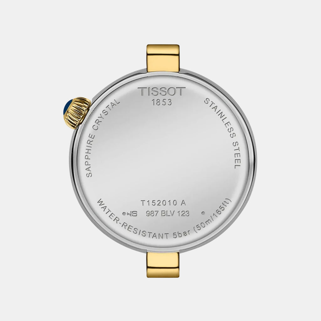 Desir Women Quartz Beige Dial Analog Stainless Steel Watch T1520102211600