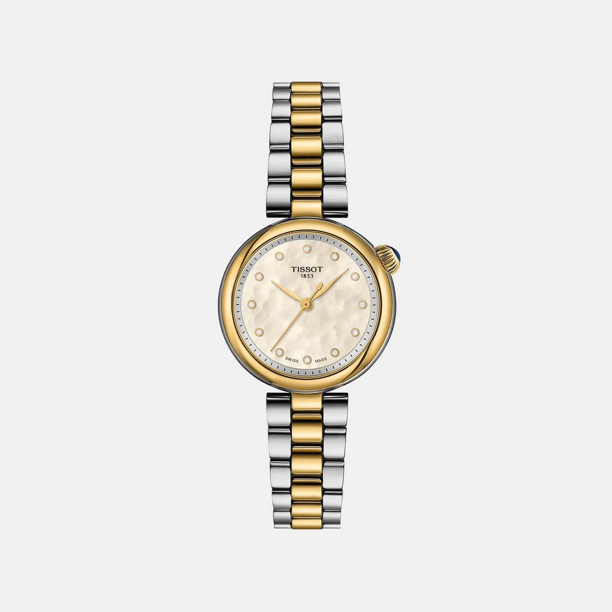 Desir Women Quartz Beige Dial Analog Stainless Steel Watch T1520102211600
