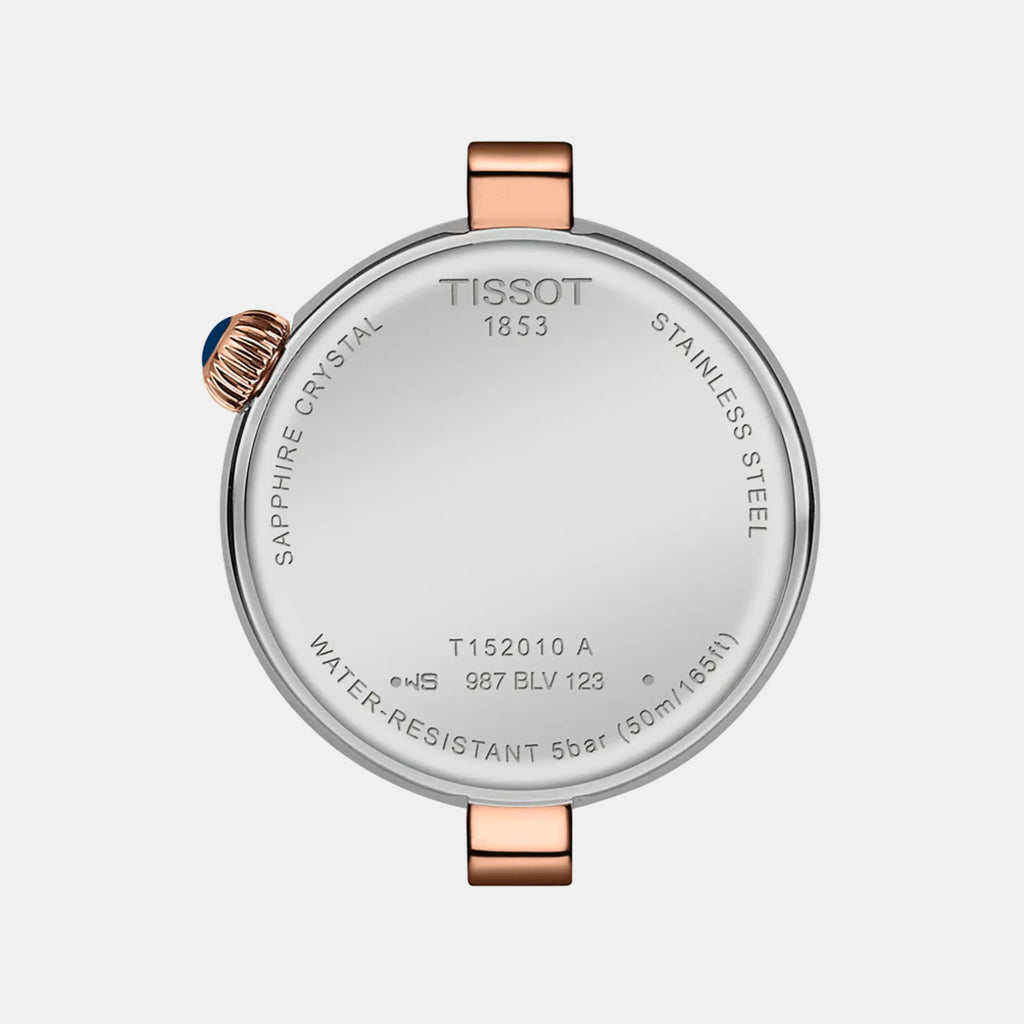 Desir Women Quartz Beige Dial Analog Stainless Steel Watch T1520102211601