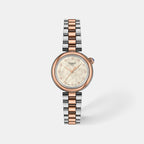 Desir Women Quartz Beige Dial Analog Stainless Steel Watch T1520102211601