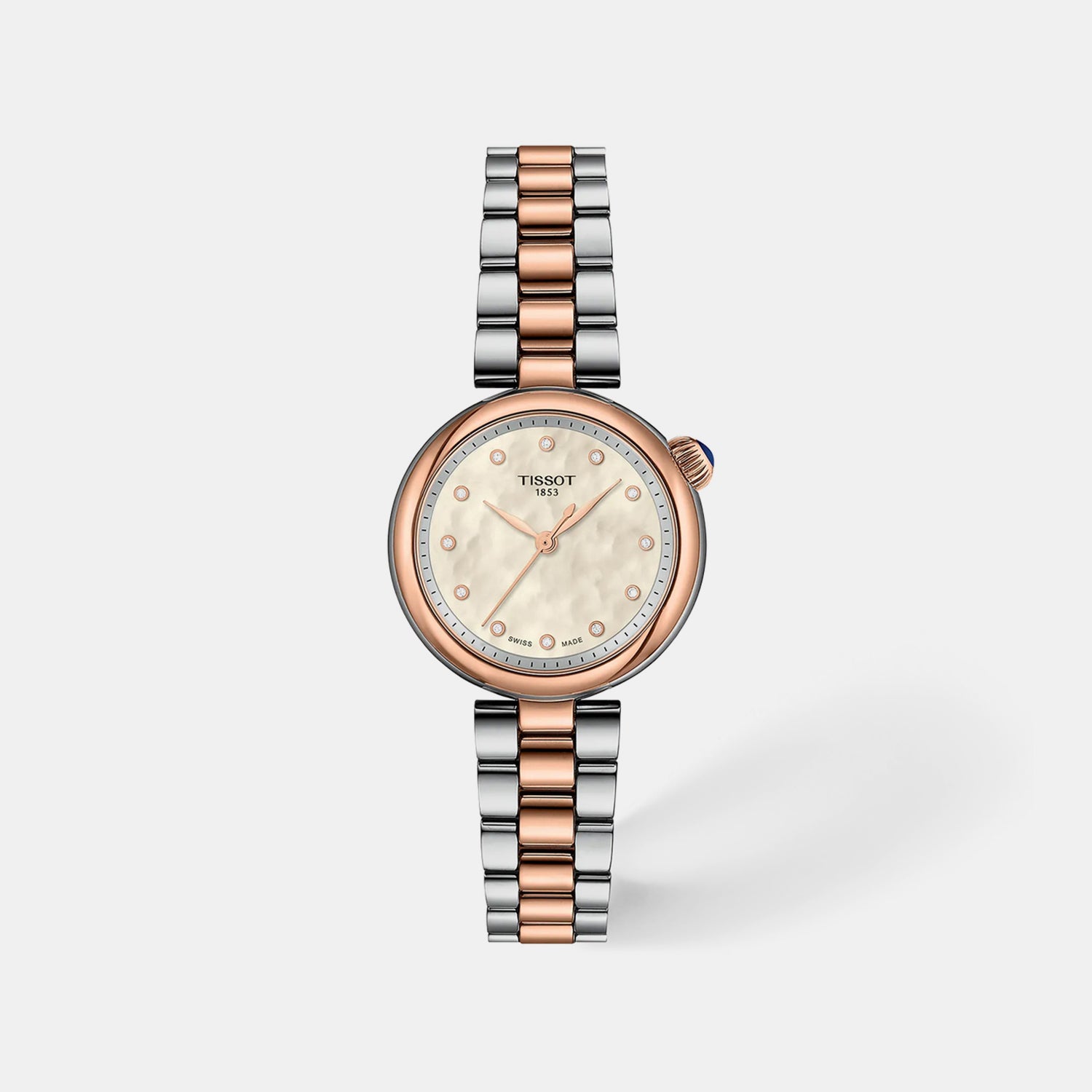 Desir Women Quartz Beige Dial Analog Stainless Steel Watch T1520102211601