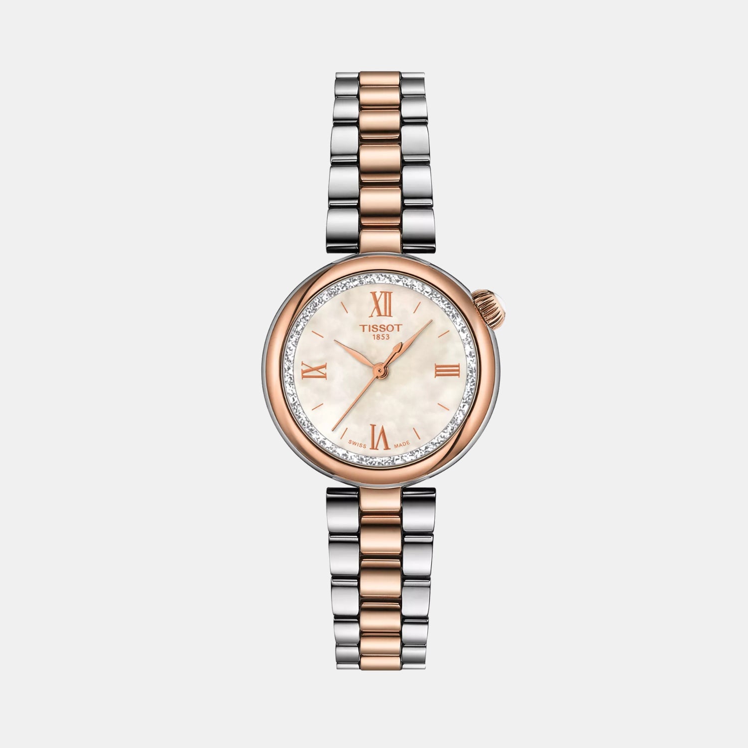 Desir Women Quartz White Mother Of Pearl Dial Analog Stainless Steel Watch T1520102211800