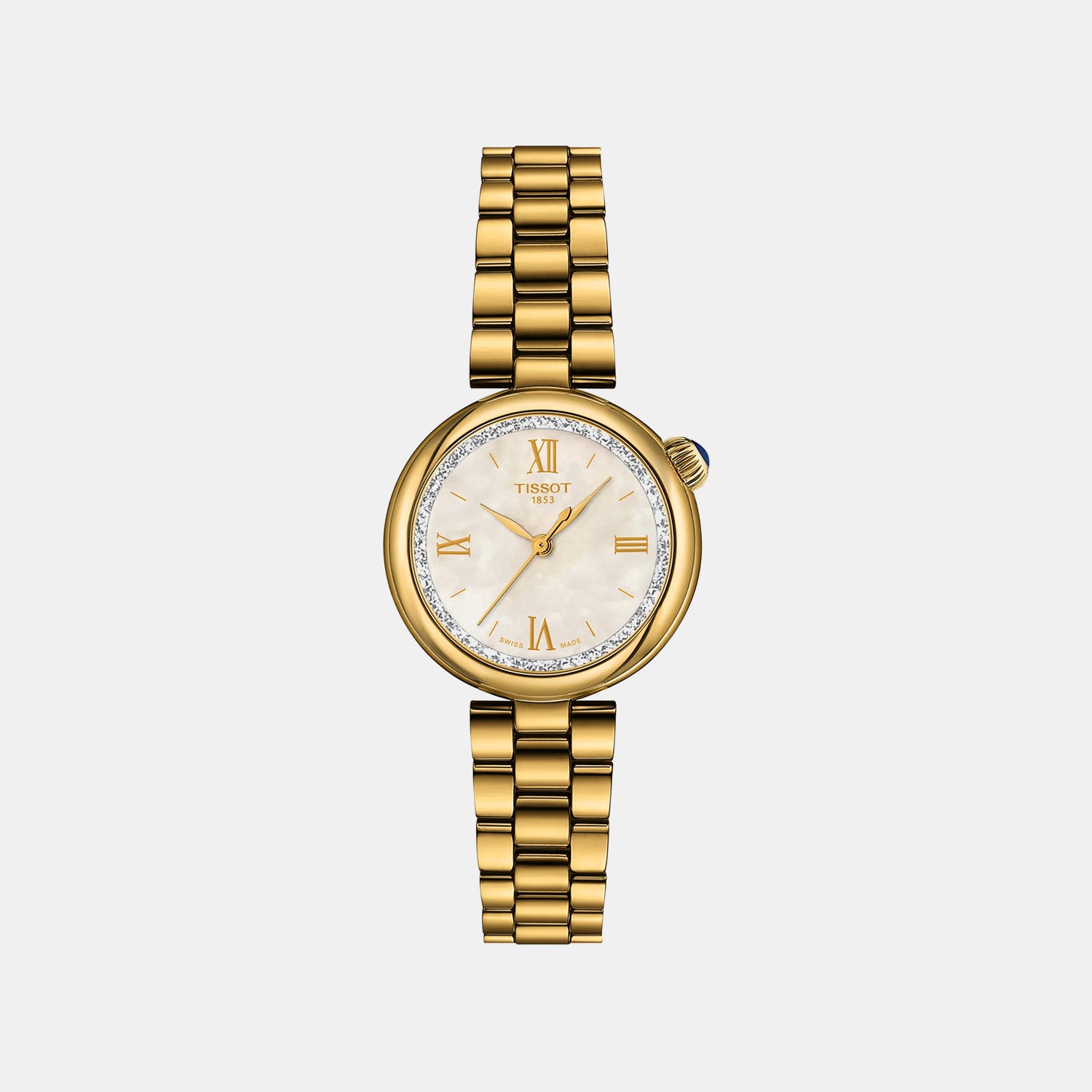 Desir Women Quartz Mother Of Pearl Dial Analog Stainless Steel Watch T1520103311800