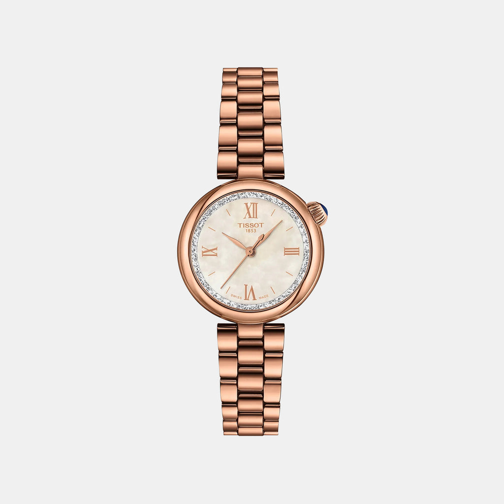 Desir Women Quartz Mother Of Pearl Dial Analog Stainless Steel Watch T1520103311801