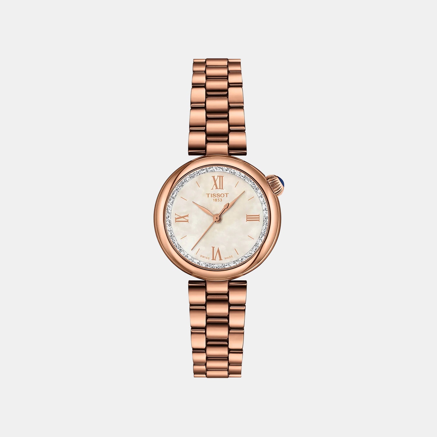 Desir Women Quartz Mother Of Pearl Dial Analog Stainless Steel Watch T1520103311801